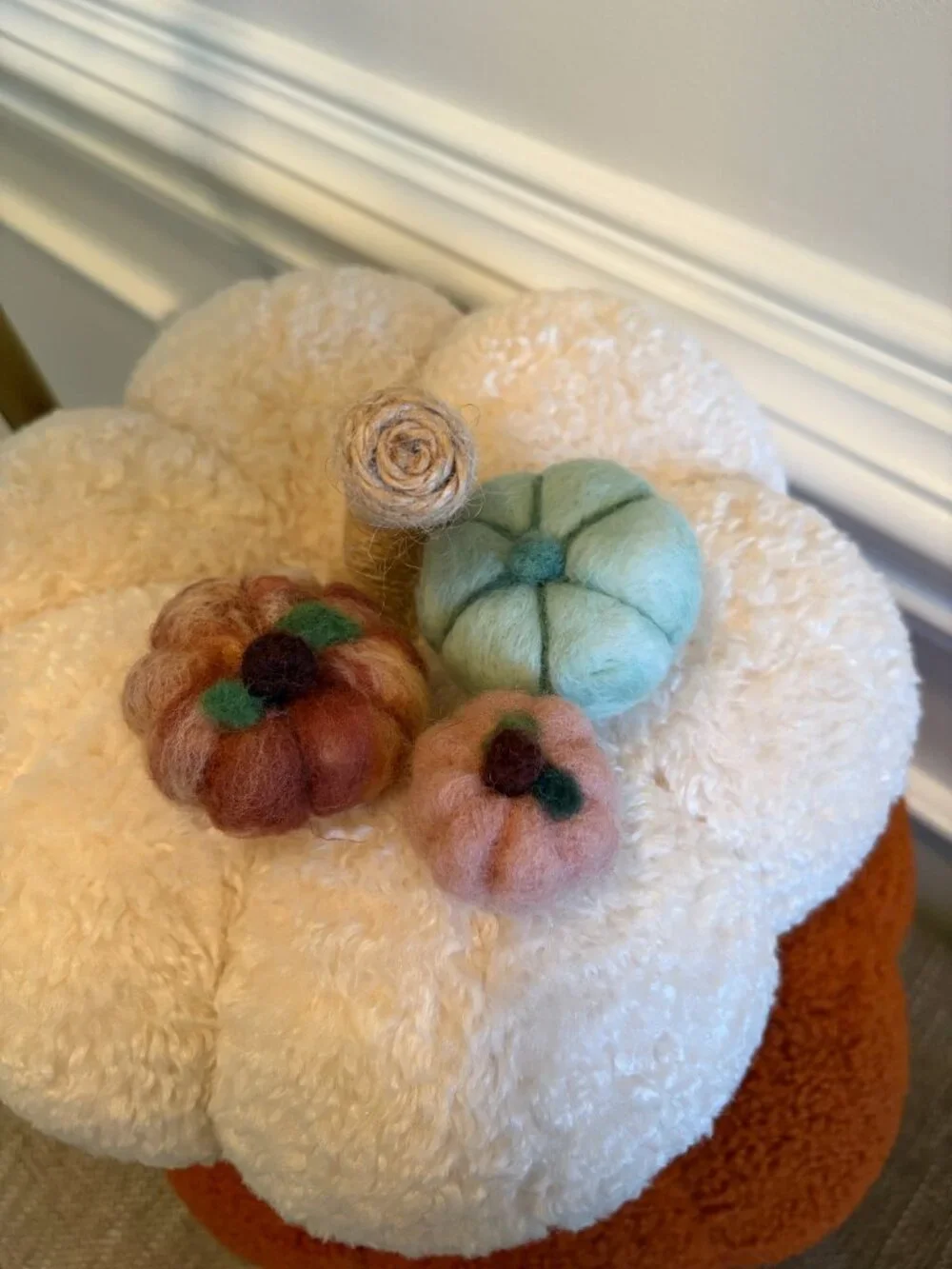 Needle Felt Pumpkins